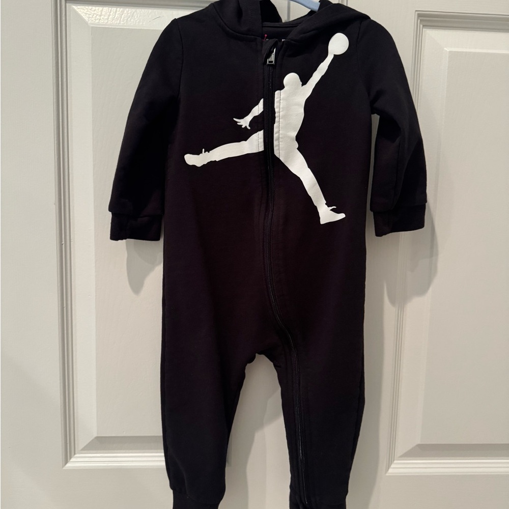 Toddler Jordan Black One Piece Hoodie